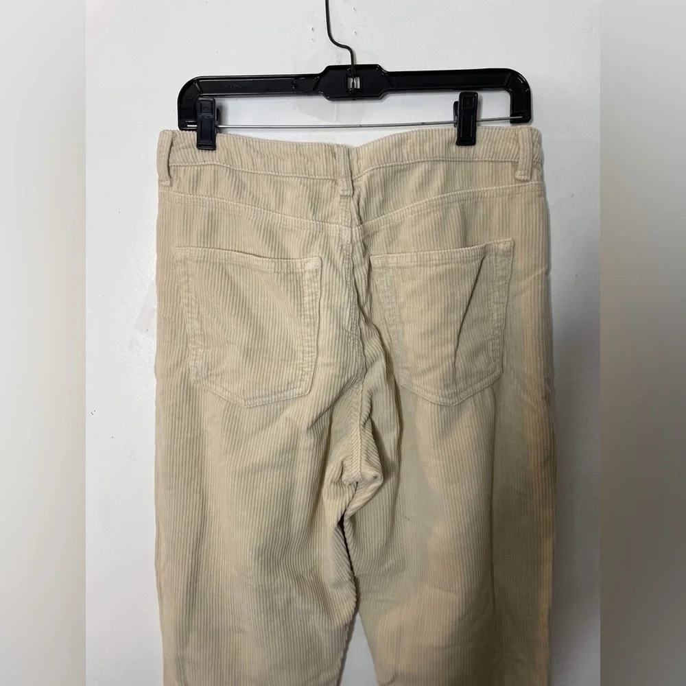 Fifth Avenue top shop corduroy high waisted tapered leg mom pants, size 30